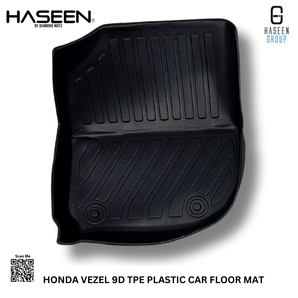 HONDA VEZEL 2014-2024 NEW STYLE LUXURY 9D TPE PLASTIC FLOOR MAT