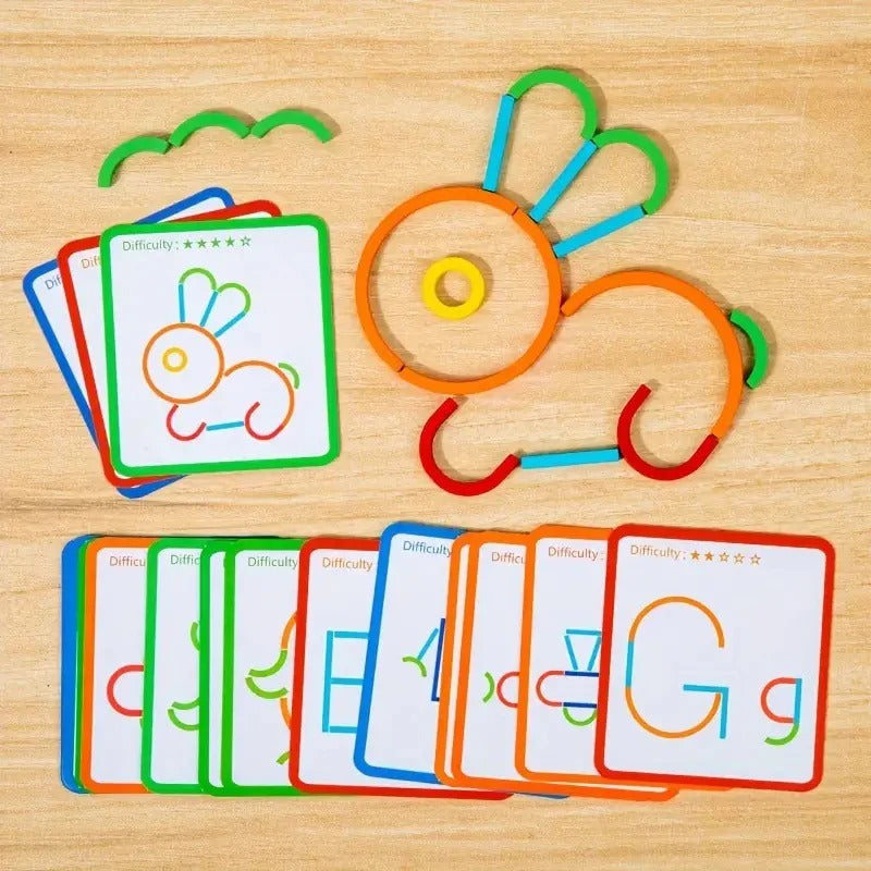 Sticks and Rings Kids Toy