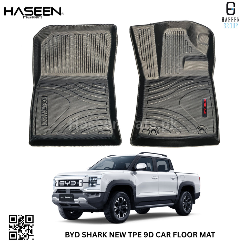 BYD SHARK 9D TPE PLASTIC FLOOR MATS