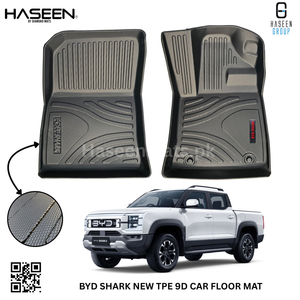 BYD SHARK 9D TPE PLASTIC FLOOR MATS