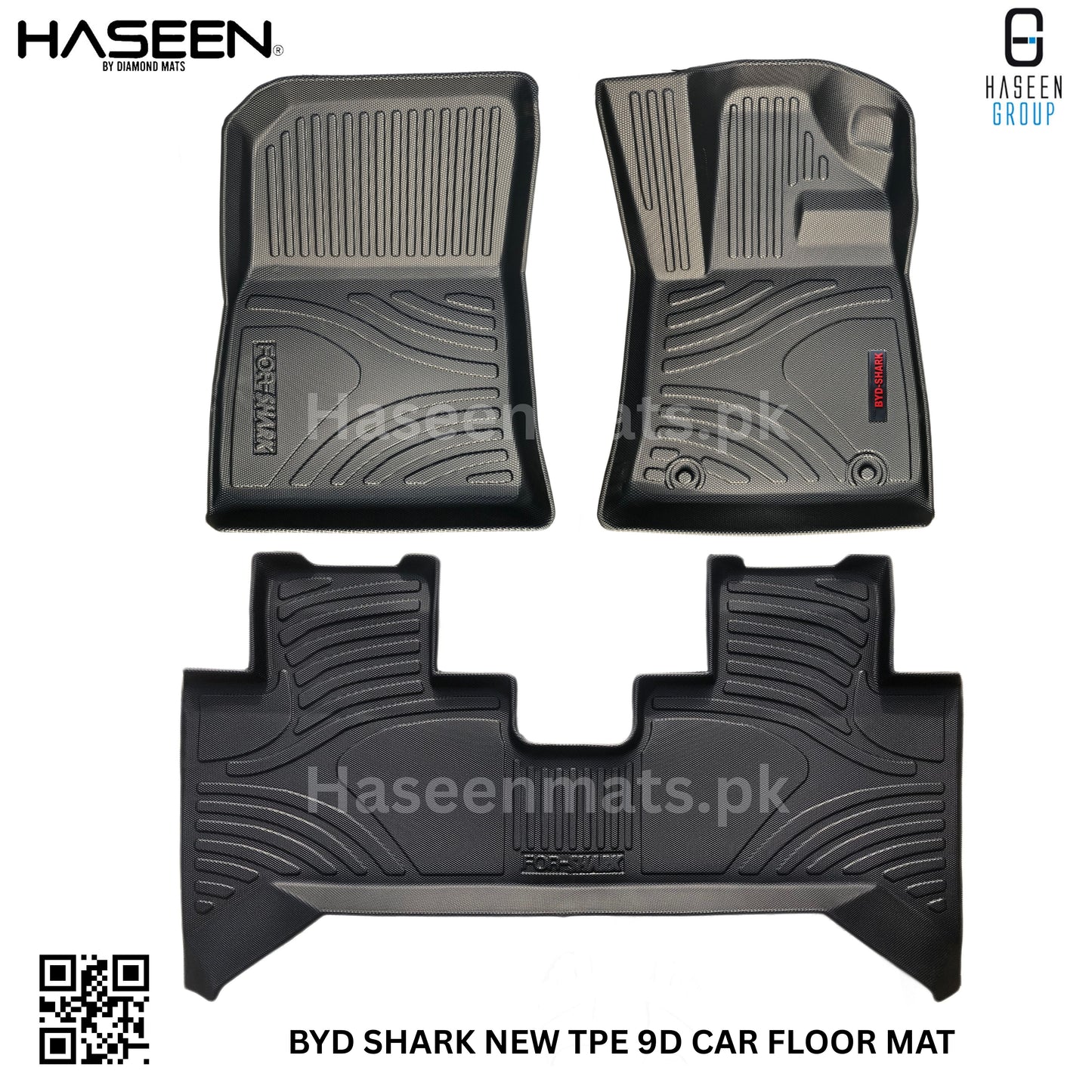 BYD SHARK 9D TPE PLASTIC FLOOR MATS