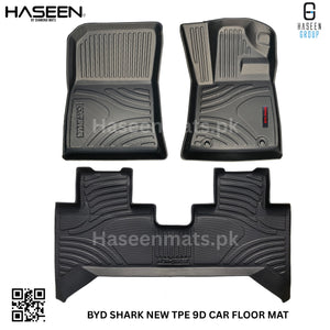 BYD SHARK 9D TPE PLASTIC FLOOR MATS