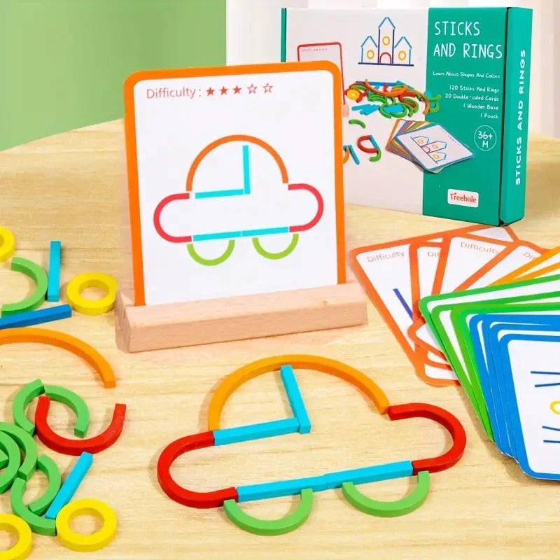 Sticks and Rings Kids Toy