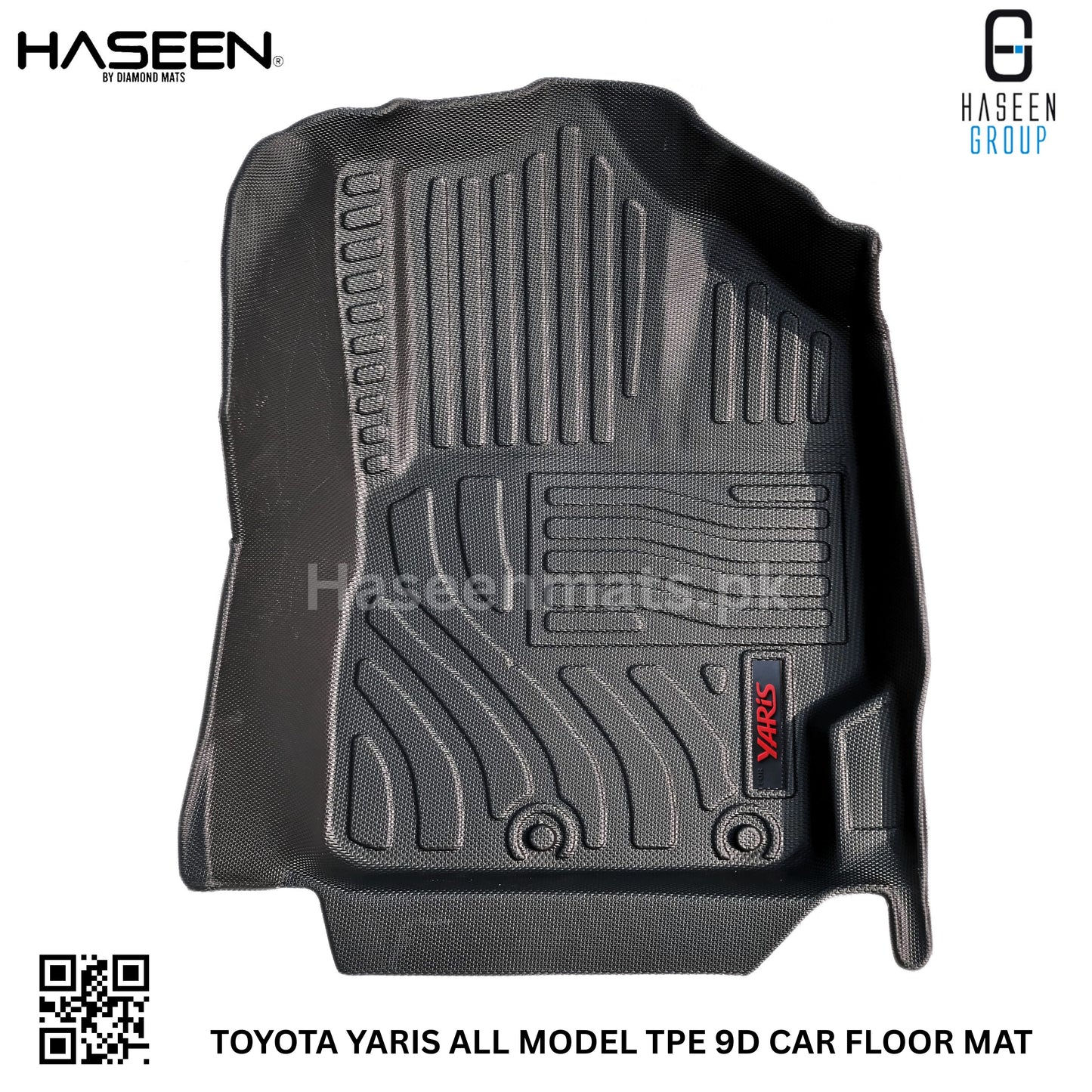 TOYOTA YARIS SEDAN 9D TPE PLASTIC FLOOR MATS
