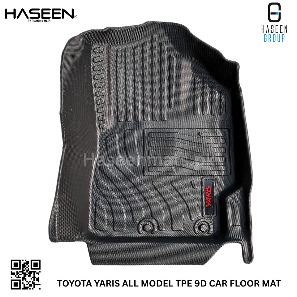 TOYOTA YARIS SEDAN 9D TPE PLASTIC FLOOR MATS