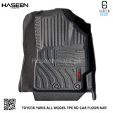 TOYOTA YARIS SEDAN 9D TPE PLASTIC FLOOR MATS