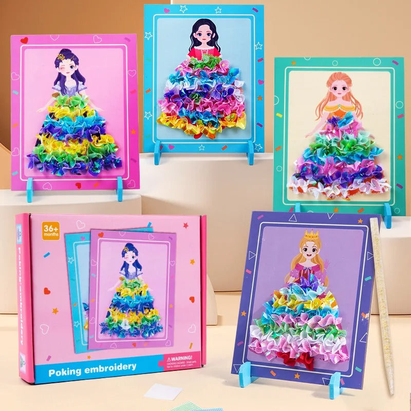 Girls Arts & Crafts, Poke Art Puzzle