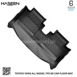 TOYOTA YARIS SEDAN 9D TPE PLASTIC FLOOR MATS