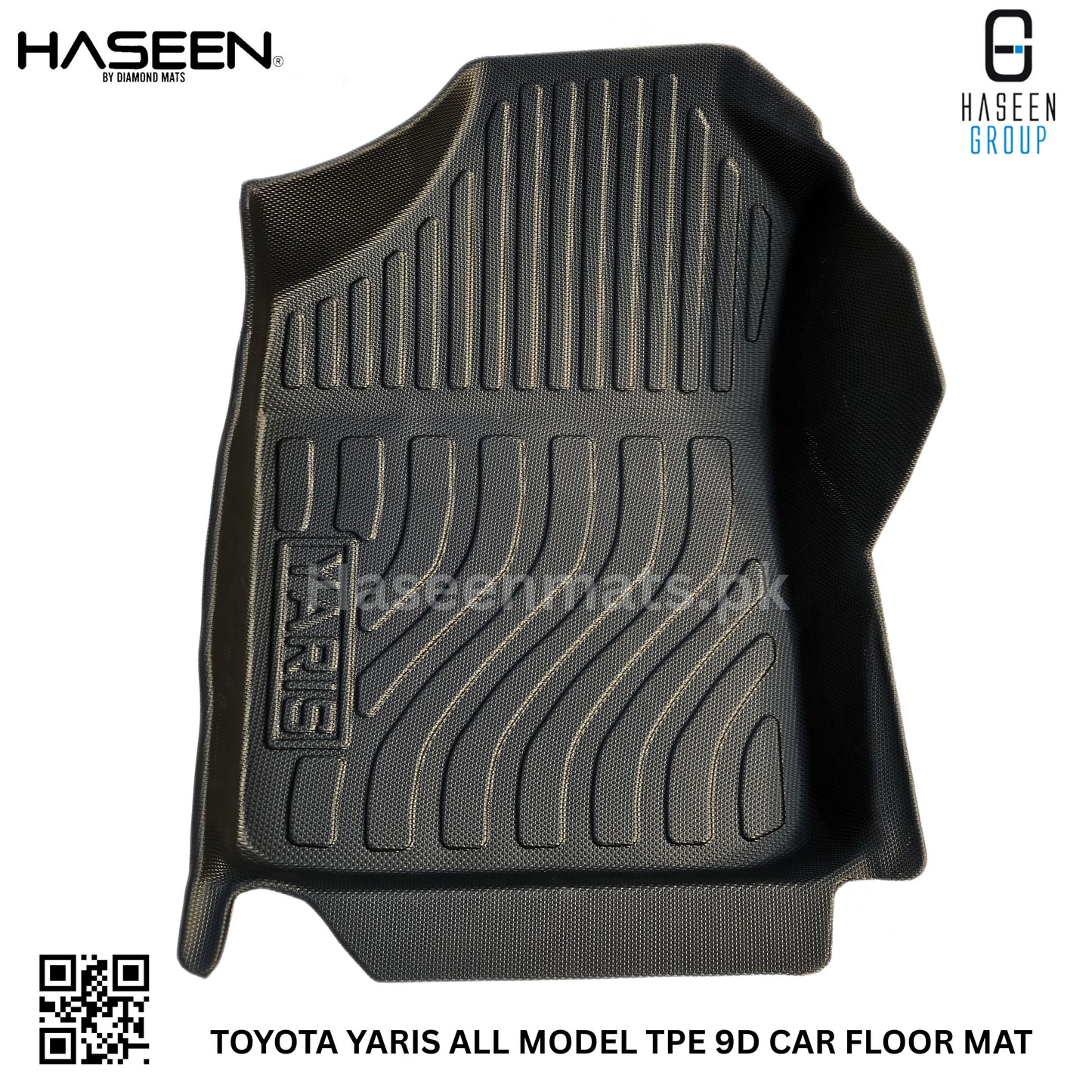 TOYOTA YARIS SEDAN 9D TPE PLASTIC FLOOR MATS