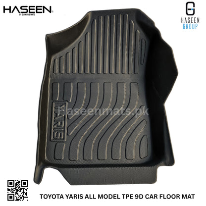 TOYOTA YARIS SEDAN 9D TPE PLASTIC FLOOR MATS