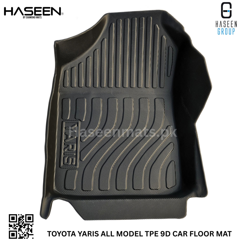 TOYOTA YARIS SEDAN 9D TPE PLASTIC FLOOR MATS