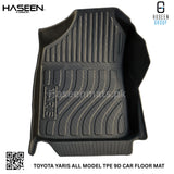 TOYOTA YARIS SEDAN 9D TPE PLASTIC FLOOR MATS