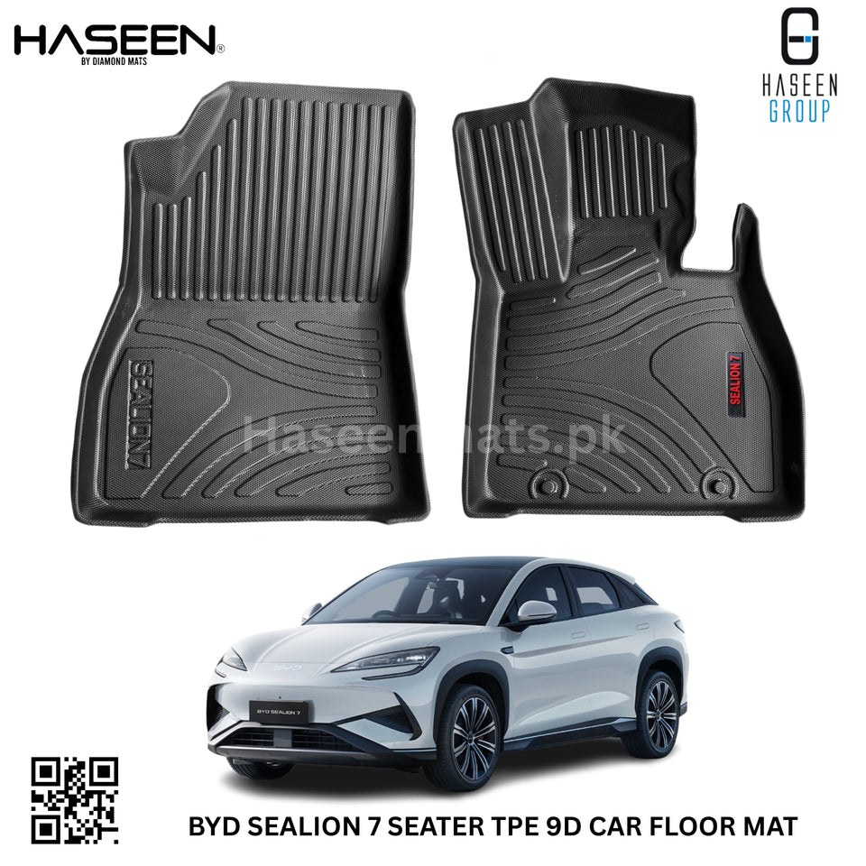 BYD SEALION 7 9D TPE PLASTIC FLOOR MATS