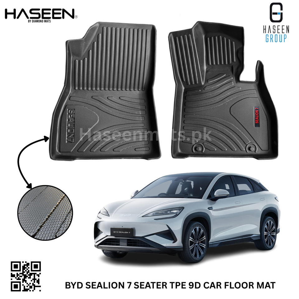 BYD SEALION 7 9D TPE PLASTIC FLOOR MATS