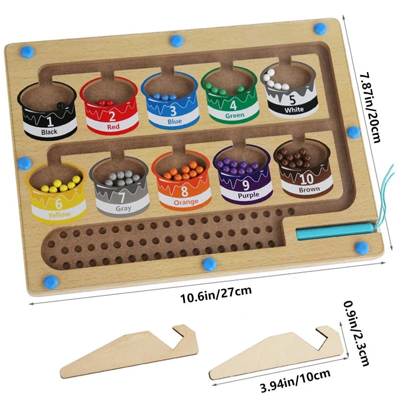 Magnetic Color Classification Maze