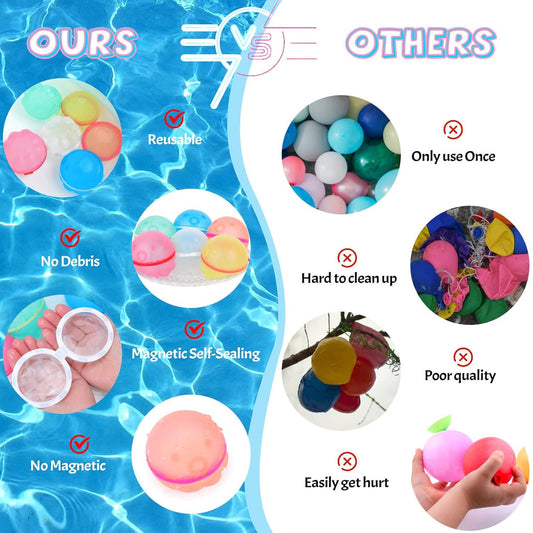 Reusable Magnetic Water Balloons Refillable