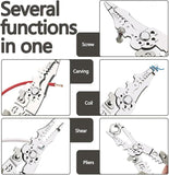 All in 1 Multi-Functional Plier - Wire Stripper ,Cutter ,Crimper | Pure Stainless Steel