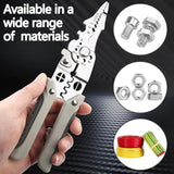 All in 1 Multi-Functional Plier - Wire Stripper ,Cutter ,Crimper | Pure Stainless Steel