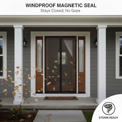 Magnetic Screen Door - Bugs Out, Breeze in