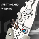 All in 1 Multi-Functional Plier - Wire Stripper ,Cutter ,Crimper | Pure Stainless Steel