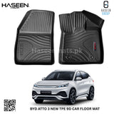 BYD ATTO 3 9D TPE PLASTIC FLOOR MATS
