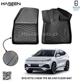 BYD ATTO 3 9D TPE PLASTIC FLOOR MATS