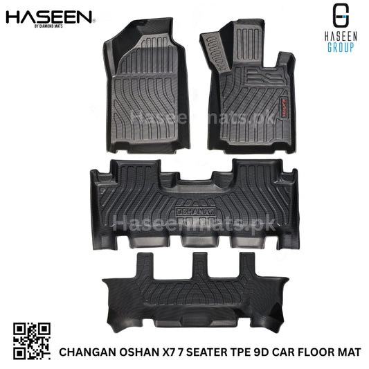 CHANGAN OSHAN X7 7 SEATER 9D TPE PLASTIC HEAVY DUTY CAR FLOOR MAT