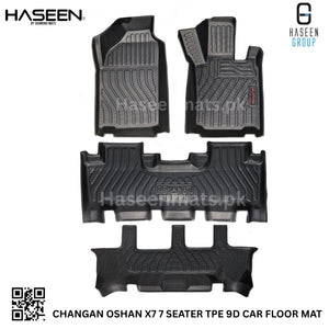 CHANGAN OSHAN X7 7 SEATER 9D TPE PLASTIC HEAVY DUTY CAR FLOOR MAT
