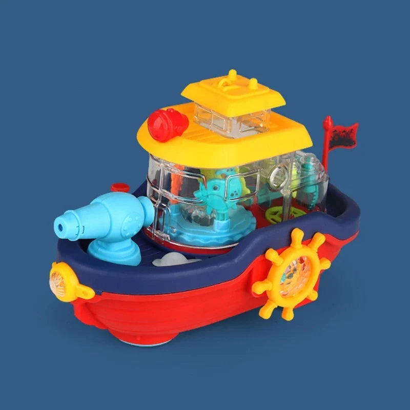 Lighting & Musical Gear Boat Toy For Kids