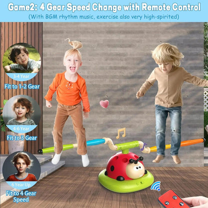 3 in 1 Musical Jump, Toss & Rocket Launcher Toy