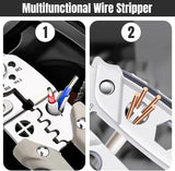 All in 1 Multi-Functional Plier - Wire Stripper ,Cutter ,Crimper | Pure Stainless Steel