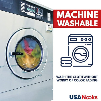 USANOOKS Microfiber Cleaning Cloth Grey - 12 Pcs (12.5"x12.5") - High Performance - 1200 Washes, Ultra Absorbent Microfiber Towel Weave Grime & Liquid for Streak-Free Mirror Shine - Car Washing Cloth