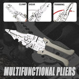 All in 1 Multi-Functional Plier - Wire Stripper ,Cutter ,Crimper | Pure Stainless Steel