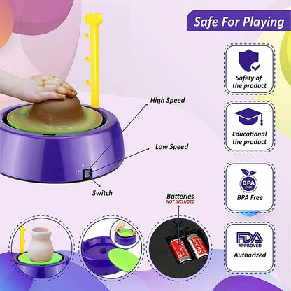 Braintastic Kids Pottery Wheel Kit