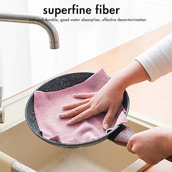 Microfiber Cleaning Cloths – 10-Piece Reusable Tissue Box for Dusting, Polishing &amp; Household Cleaning - Micro Fiber Tissues - Cleaning Cloth