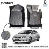 HONDA CIVIC REBIRTH 2013-2015 9D TPE PLASTIC FLOOR MATS