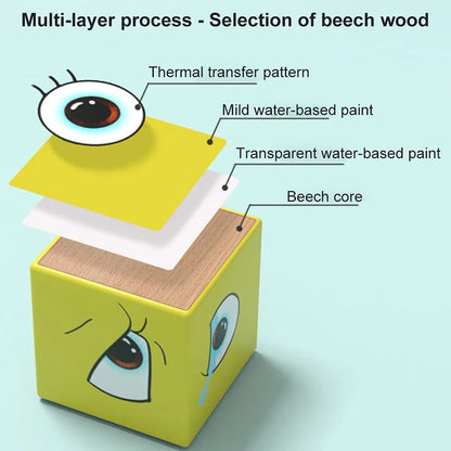 Face Changing Magic Cube Building Blocks