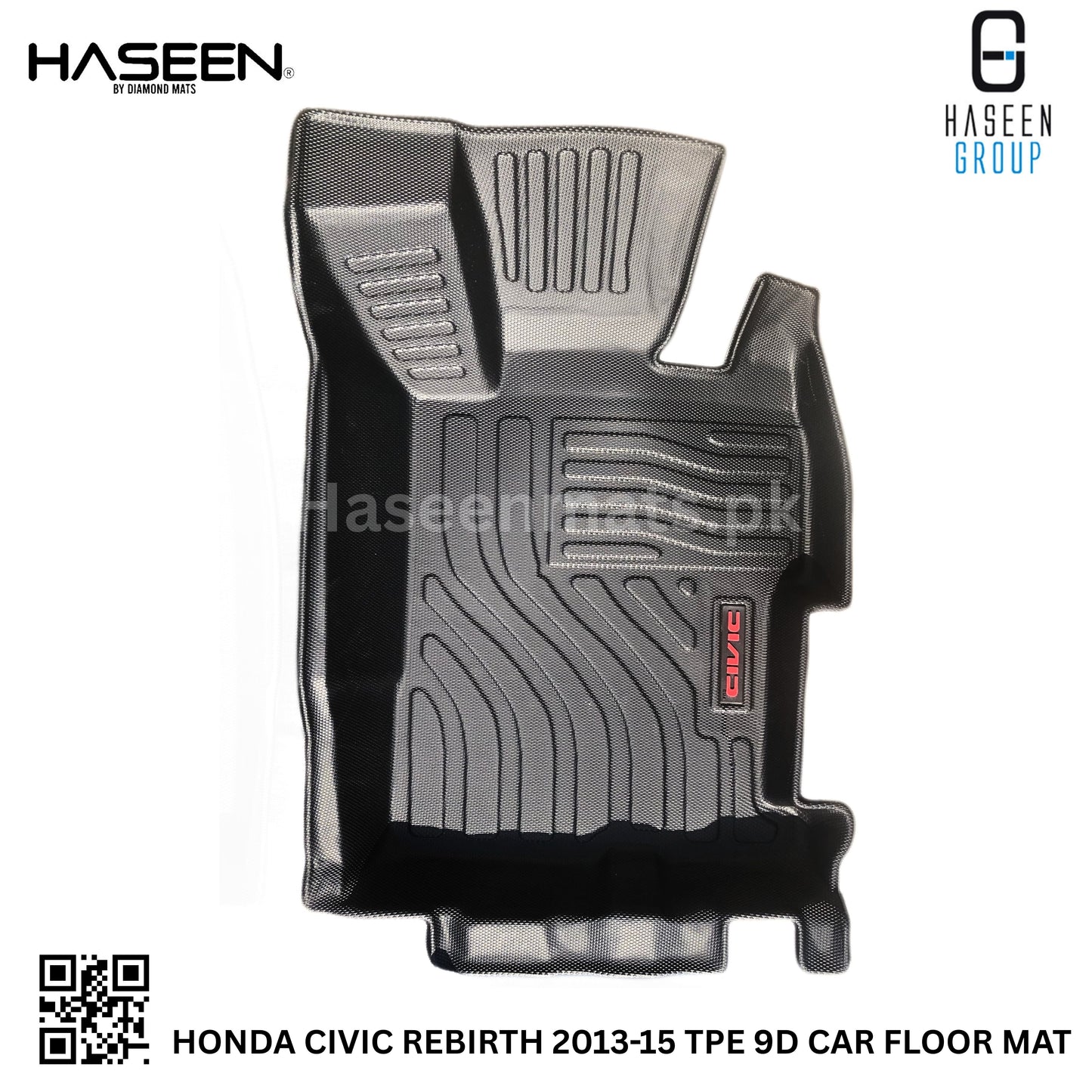HONDA CIVIC REBIRTH 2013-2015 9D TPE PLASTIC FLOOR MATS