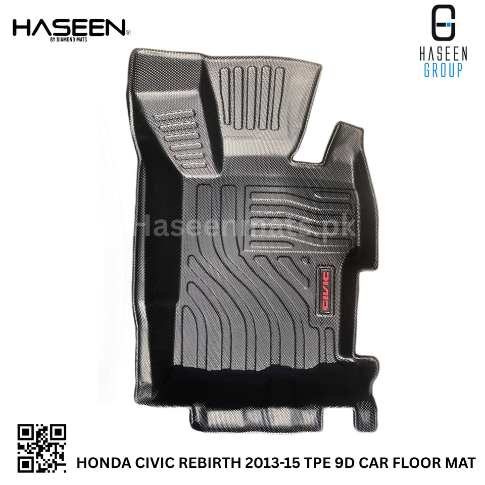 HONDA CIVIC REBIRTH 2013-2015 9D TPE PLASTIC FLOOR MATS