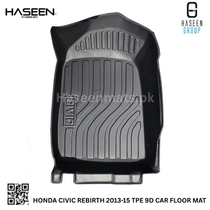 HONDA CIVIC REBIRTH 2013-2015 9D TPE PLASTIC FLOOR MATS