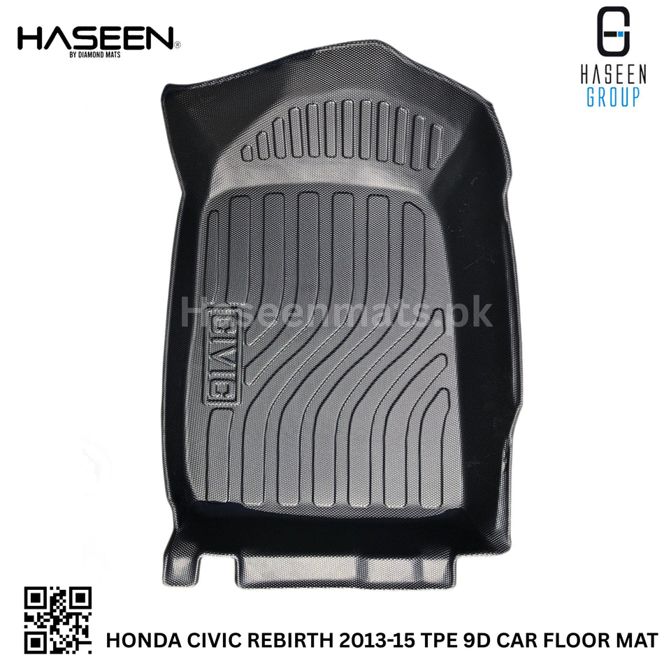 HONDA CIVIC REBIRTH 2013-2015 9D TPE PLASTIC FLOOR MATS