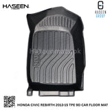 HONDA CIVIC REBIRTH 2013-2015 9D TPE PLASTIC FLOOR MATS