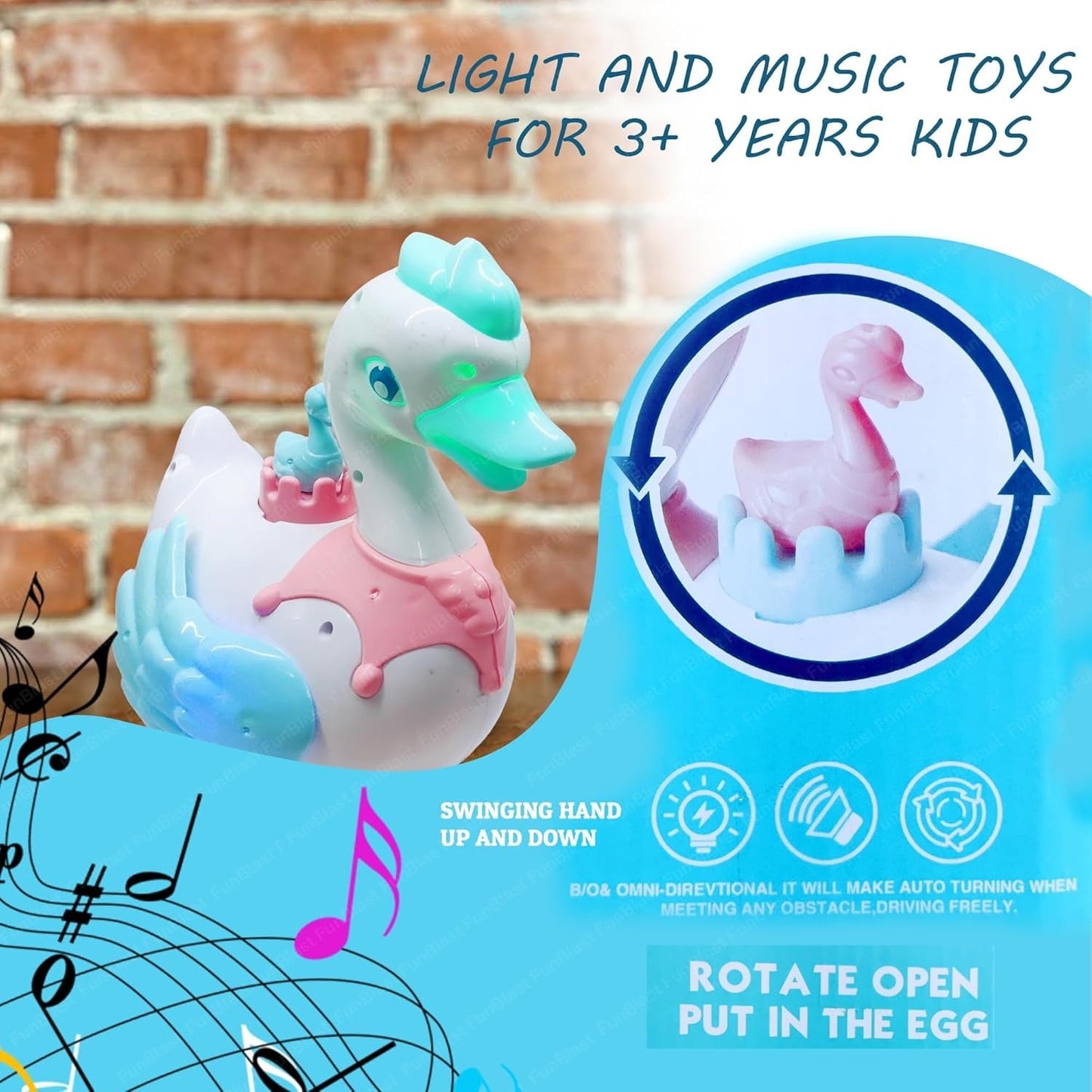 FunBlast Swan Egg-Laying Toy