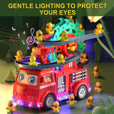 Musical & Lightning Duck Track Fire Truck Set