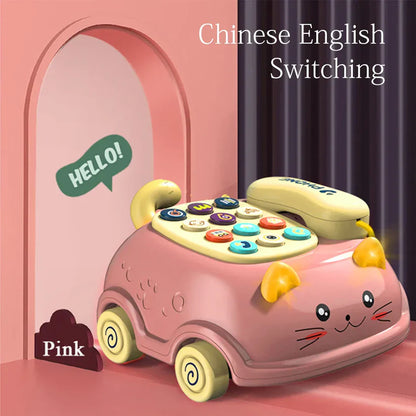 Lighting & Musical Telephone Car Toy