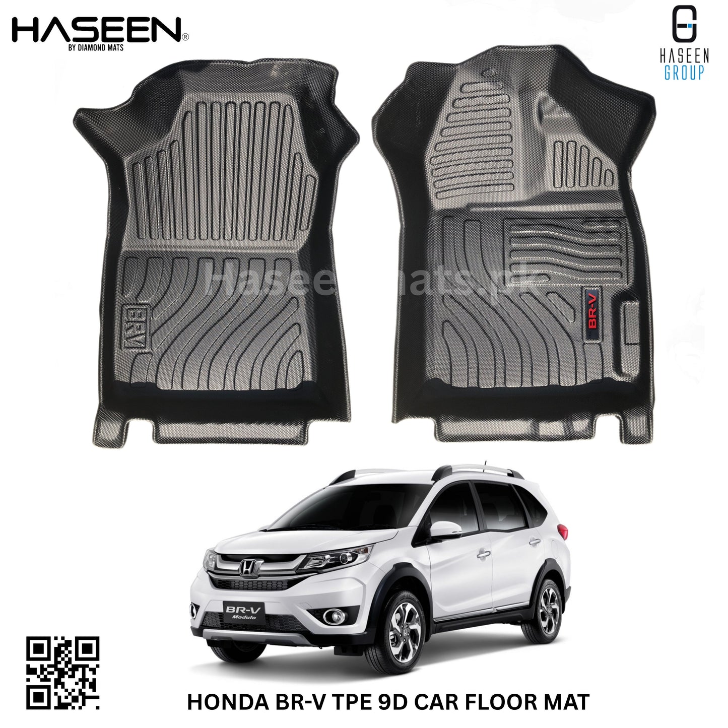 Honda BR-V 9D TPE PLASTIC FLOOR MATS