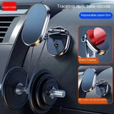 Car Foldable Magnetic Mobile Phone Holder | 360° Rotation Dashboard Mount for Cars