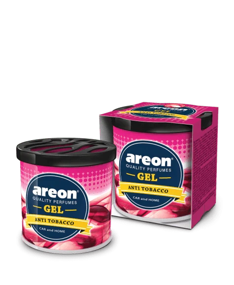 AREON GEL - ANTI TOBACCO - GEL PERFUME FOR CARS & OFFICE