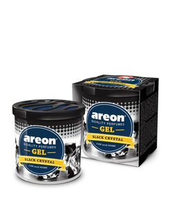 AREON GEL - BLACK CRYSTAL - GEL PERFUME FOR CARS & OFFICE