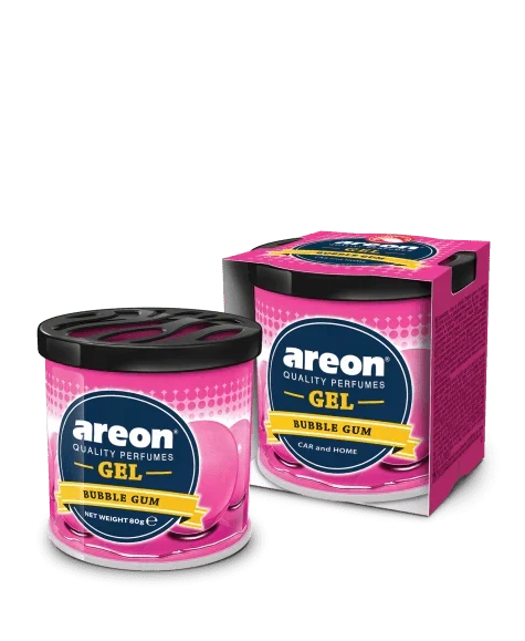 AREON GEL - BUBBLE GUM - GEL PERFUME FOR CARS & OFFICE